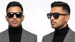 Stylish Black Square Sunglasses