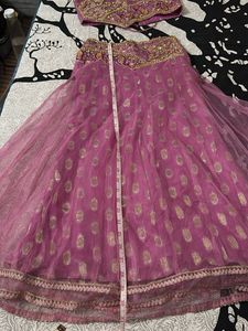 Beautiful Pink Lehenga Choli BUST SIZE -28 waist s