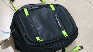 Stylish Black Backpack with Neon Accents