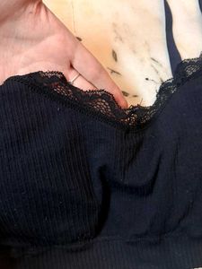 Lace Trim Bralettes - Pack of 2