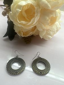 Vintage Round Hoop Earrings