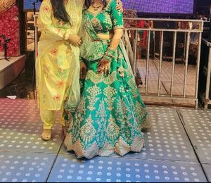 Emerald Embroidered Lehenga