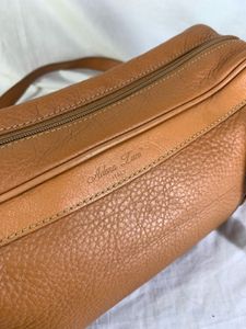 Vintage Adena Luce Italy  Leather Shoulder Bag