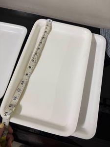 Set of 3 White Trays