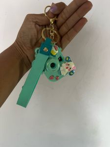 Cute Tumbler Keychain and projector camera