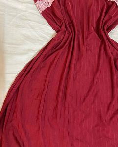 y2k pink lace red babydoll dress