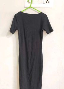 Classic Black Midi Dress