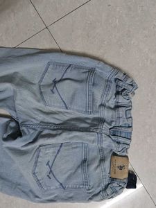 Boys Blue Denim Jeans with t-shirt