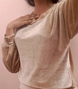 Shiny Velvet Top