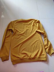 Mustard Yellow Graphic Sweatshirt