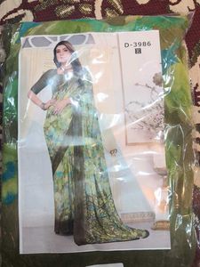 Ronak Green Fancy and Fashion Saree