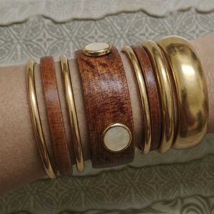 Chunky Bracelet/Bangles Stack