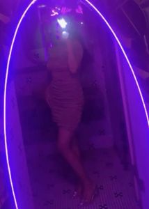 Ruched Off-Shoulder unique Dress