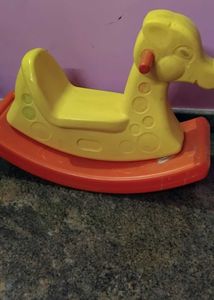 Yellow Giraffe Rocker Toy