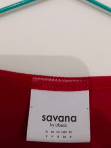 Savano Red Blouse - Stylish &amp; Comfortable