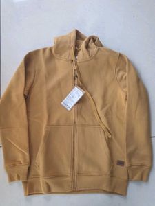 Men's Yellow Zip-Up Hoodie