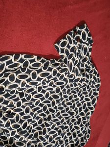 Patterned Button-Down Shirt