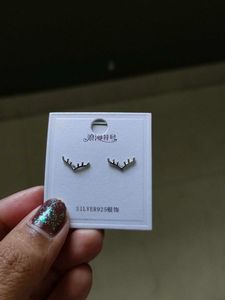 Antler Silver Stud Earrings