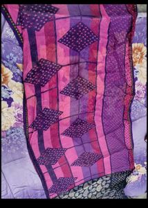 Vibrant Pink &amp; Purple Saree
