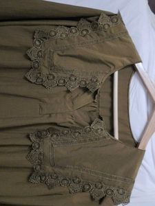 Elegant Lace Collar Blouse