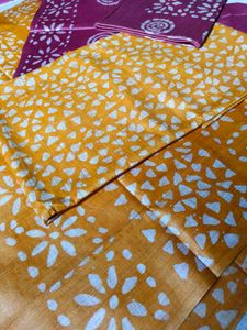 Batik Print Dupatta Set