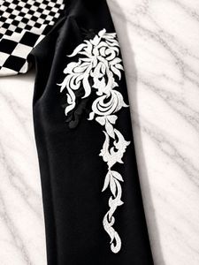 Black &amp; White Kurta with palazzo
