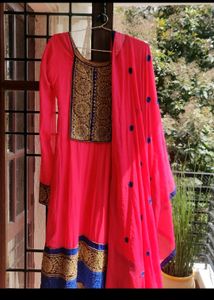 Beautiful Pink Anarkali