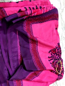 crepe silk saree soft fabric stone work