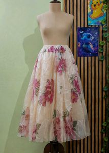 garba Floral Print skirt