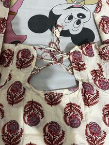 Beautiful Cotton Kurta with Floral Print