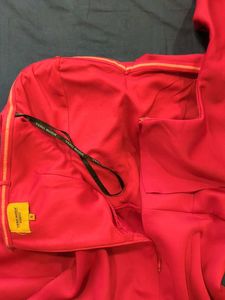 Vero Moda Red Ruffle One-Shoulder Dress