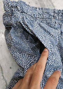 Comfortable Blue &amp; White Printed Pants