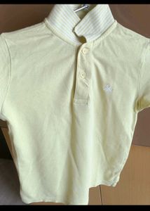 United Colors of Benetton Yellow Polo Shirt