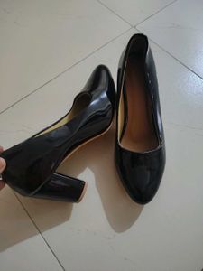 Elegant Black Patent Heels