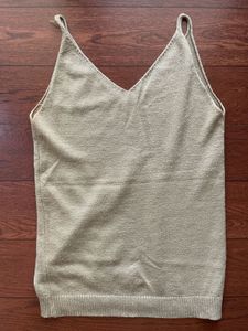 Gold Shimmer Tank Top