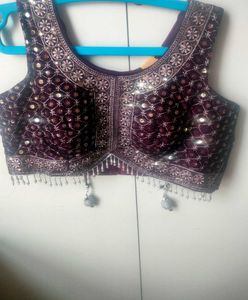 Designer Velvet Lehenga Choli