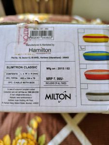Milton Electricity Stainless steel lunchbox