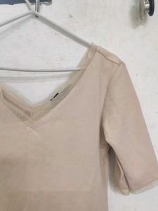 (swap available)Basic nude crop top