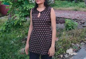 cut sleeve short kurti