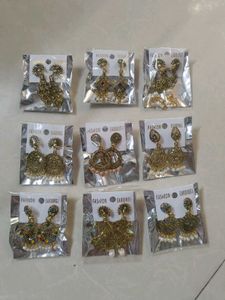 (Buy any 3) Antique Gold Earrings Set(All are new)