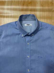 Classic Blue Button-Down Shirt