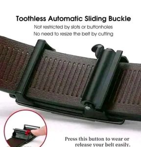 Stylish Black Belt with Jaguar Buckle