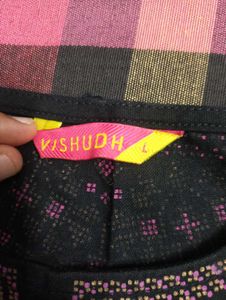 black print kurta for women