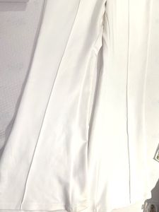 White Flared Pants