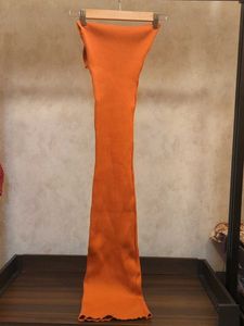 Trendyol Chic Orange One-Shoulder Dress (M)