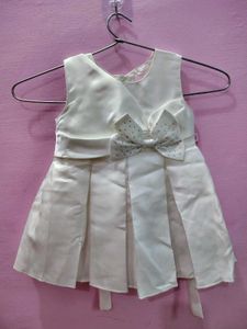 Adorable White Party Dress for Girls