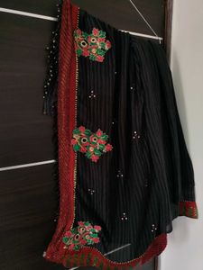 Elegant Black Saree