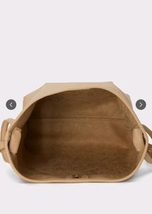 Twenty Dresses Beige Textured Oversized Tote Bag