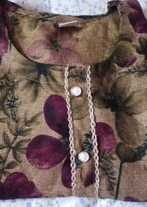 Elegant Floral Kurta Set with Dupatta