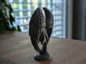 Dark Angel Knight Statue 3d Printed